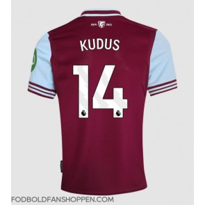 West Ham United Mohammed Kudus #14 Hjemmebanetrøje 2024-25 Kortærmet